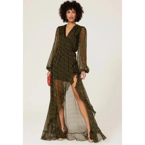 Caroline Constas - Vivian Winter Rose Dress